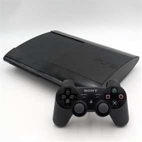 Playstation 3 - Super Slim - 500 GB - Konsol - SNR 02-27445850-1312575-CECH-4003C (B Grade) (Genbrug)
